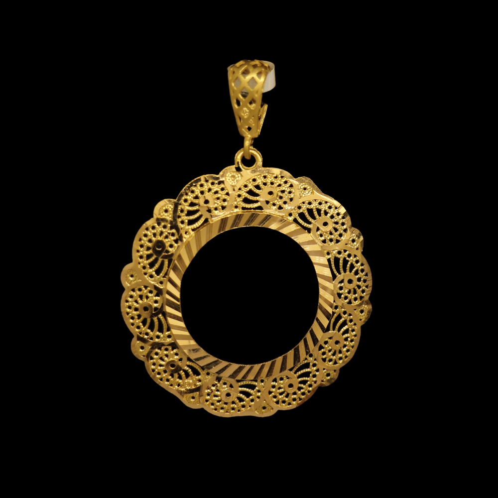21K Gold Coin Frame