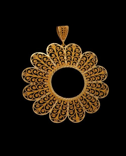 21K Gold Coin Frame