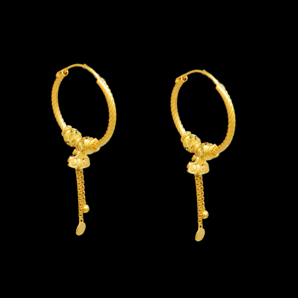 22K Gold Earrings - SW32196