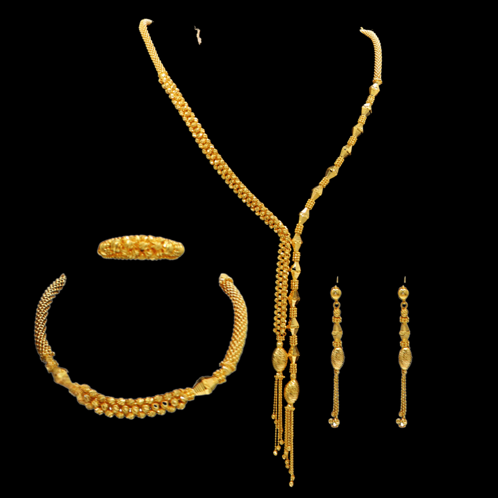 21K Gold Necklace Set