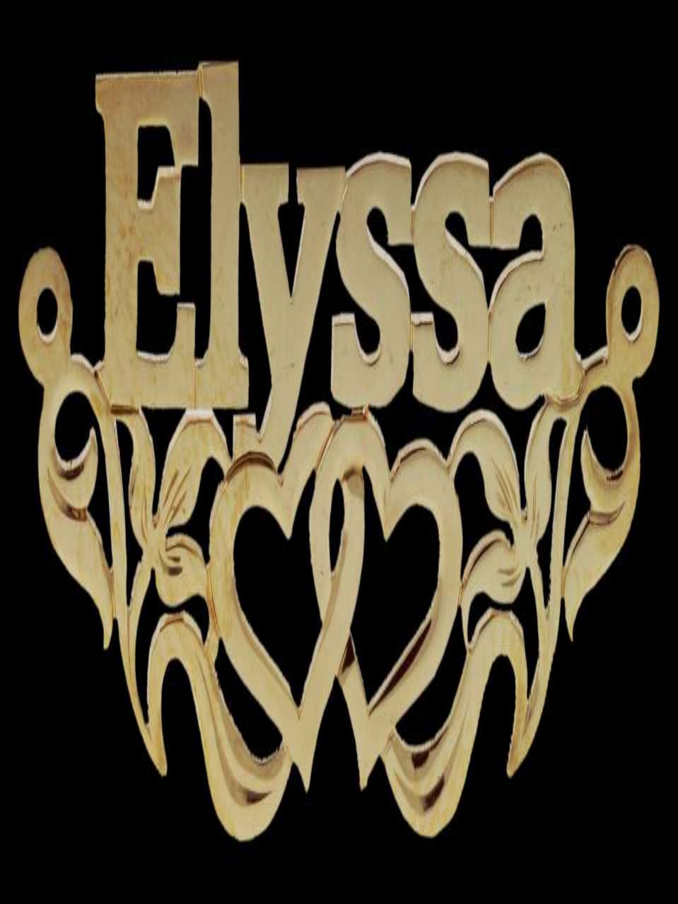 18k Name Plate
