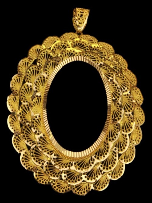 21k gold Ounce Frame
