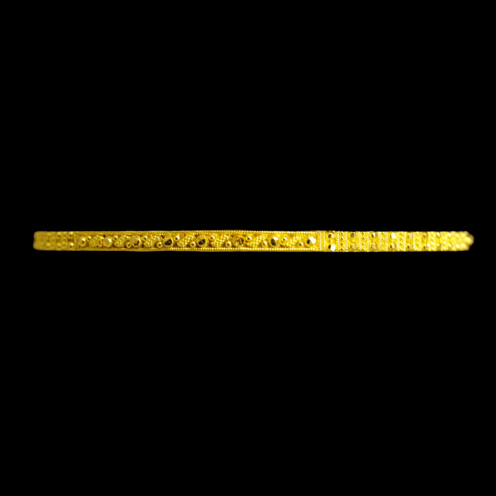 22K Gold Bangle Set Of 1 (S)