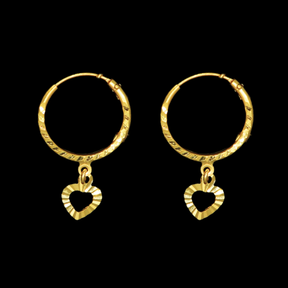 22K Gold Earrings - SW33482