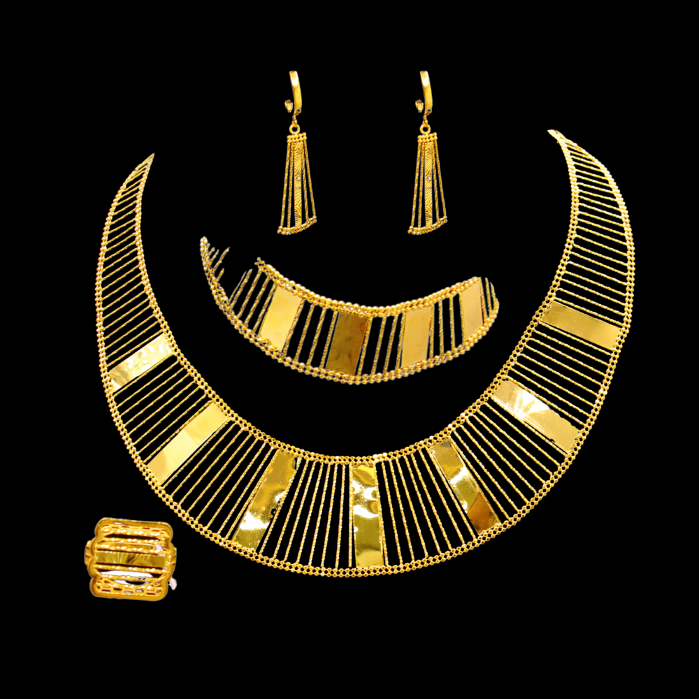 21K Gold Necklace Set