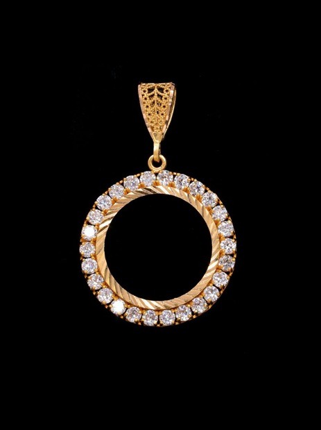 21K CZ Coin Frame