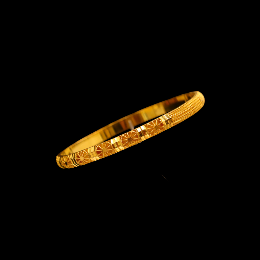 21K Gold Bangle, M (20) – SB28152 image 2 of 2