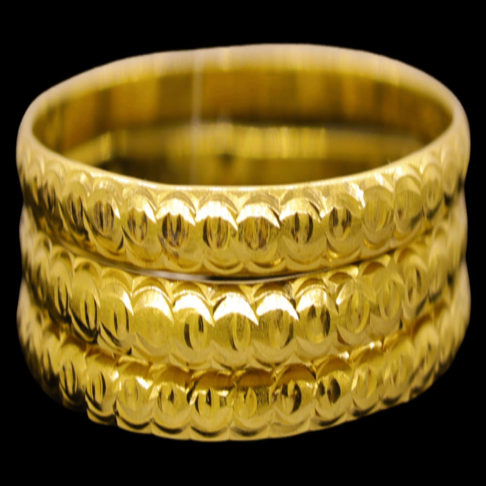 21K Gold Bangle Set (M)