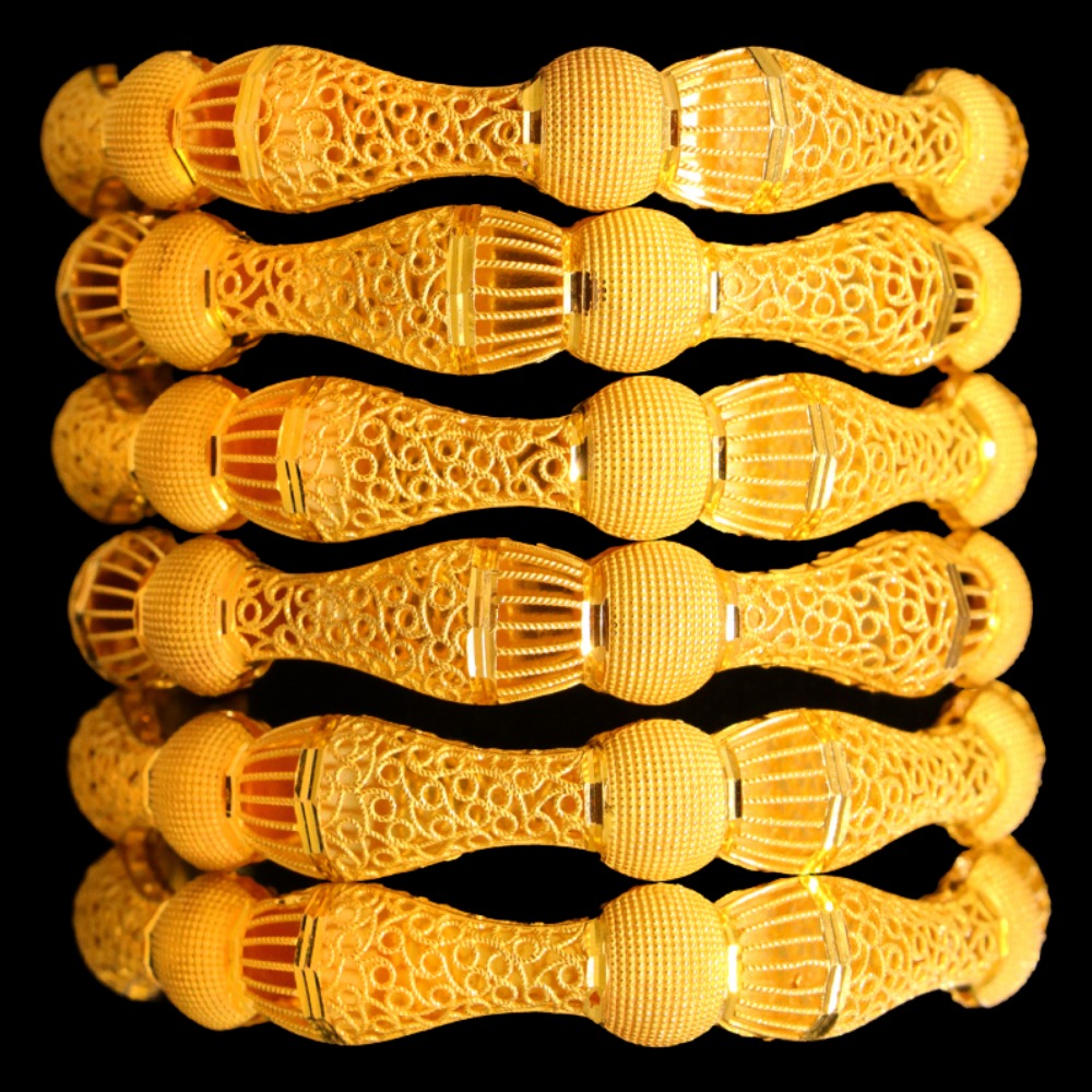 21K Gold Bangle Set (M)