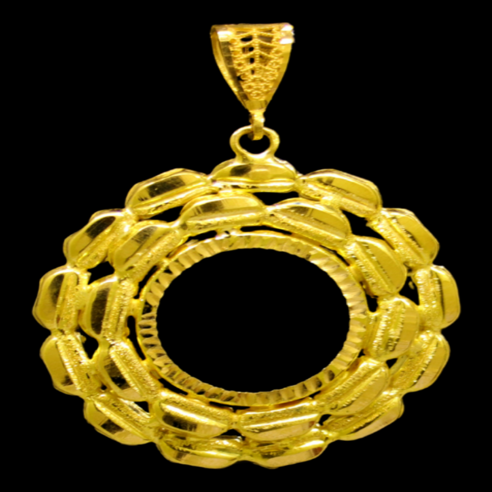 21K Gold Coin Frame