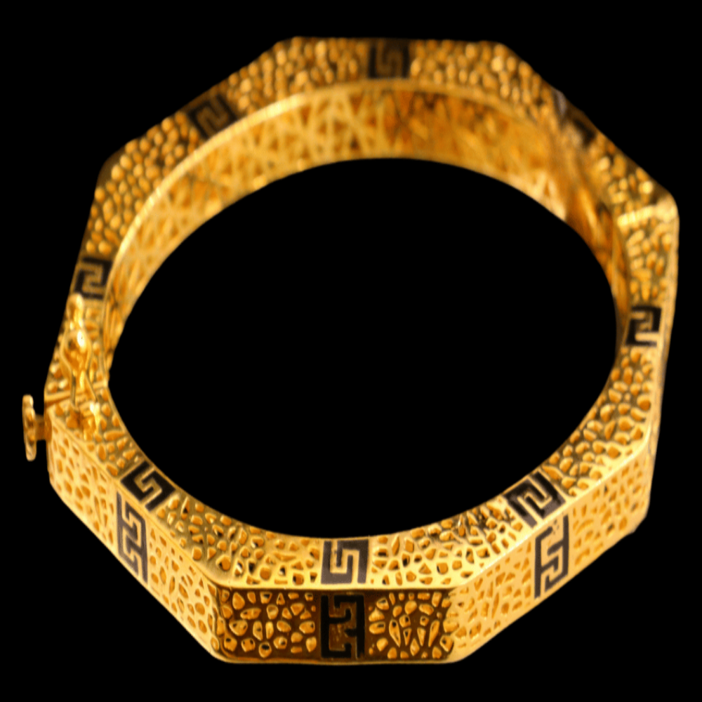 21K Gold Bangle Bracelet