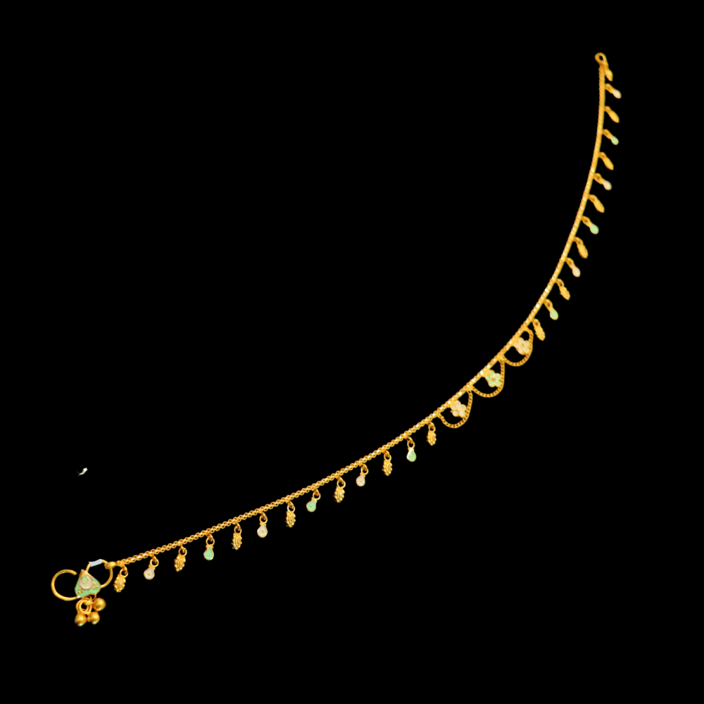 22K Gold Anklet