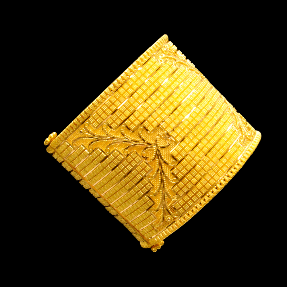 22K Gold Bangle Bracelet – SD24921 image 2 of 2