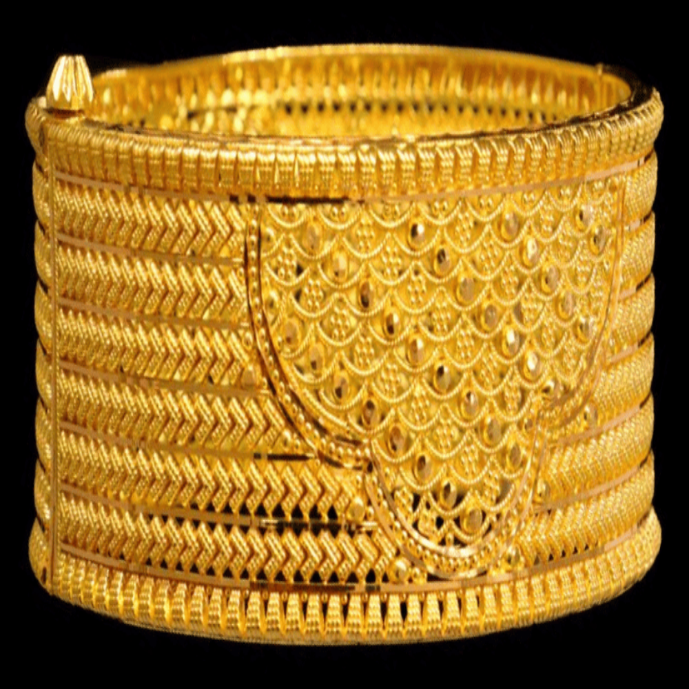 22K Gold Bangle Bracelet