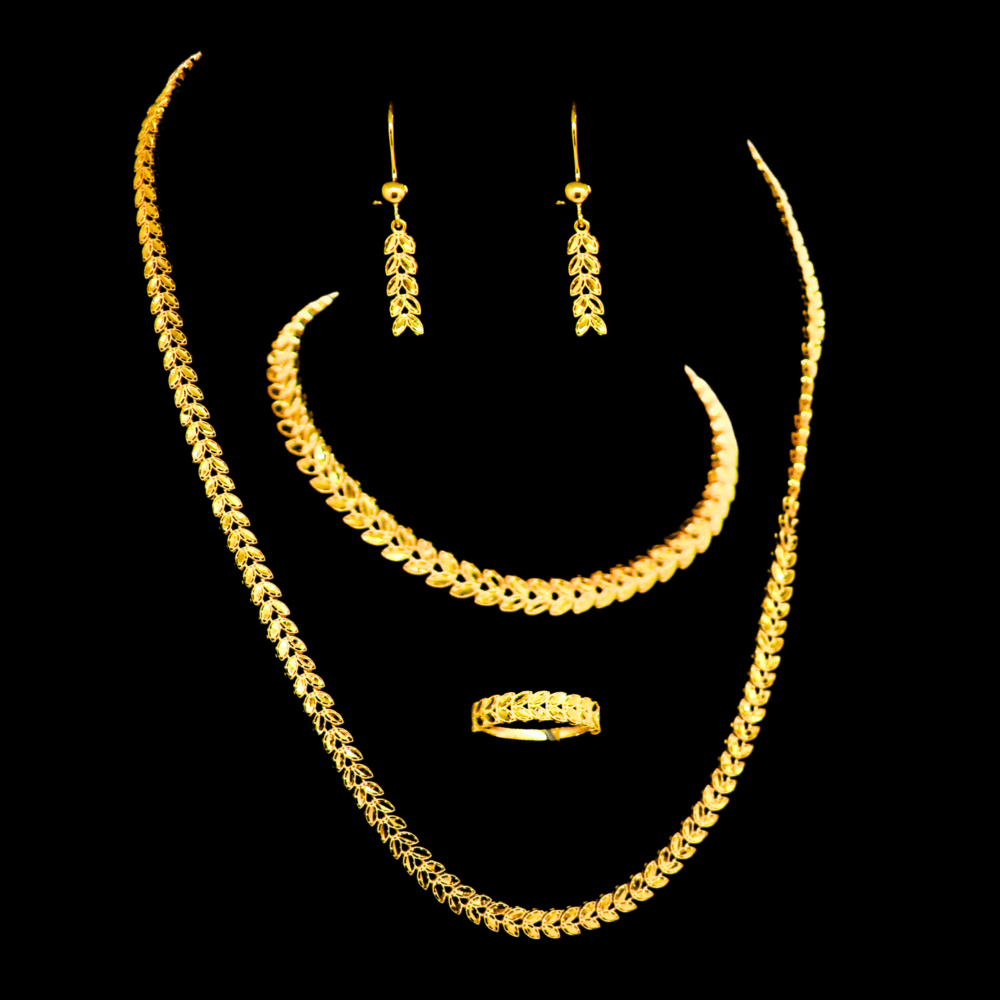 21K Gold Necklace Set