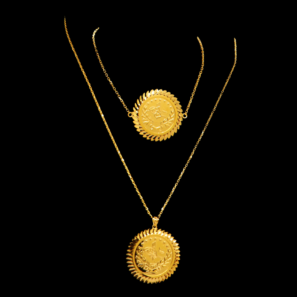 21K Gold Necklace Set