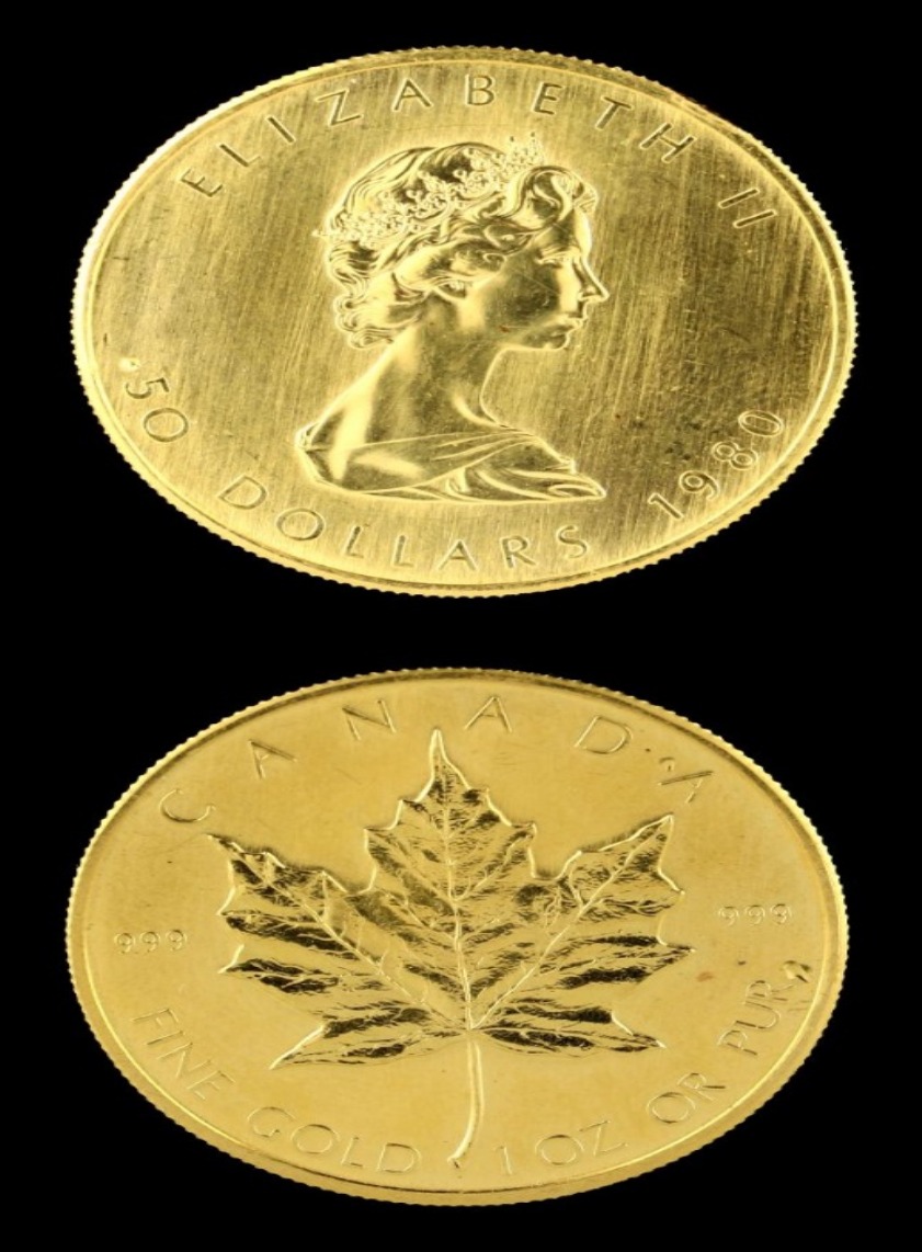 24K Maple Leaf Ounce
