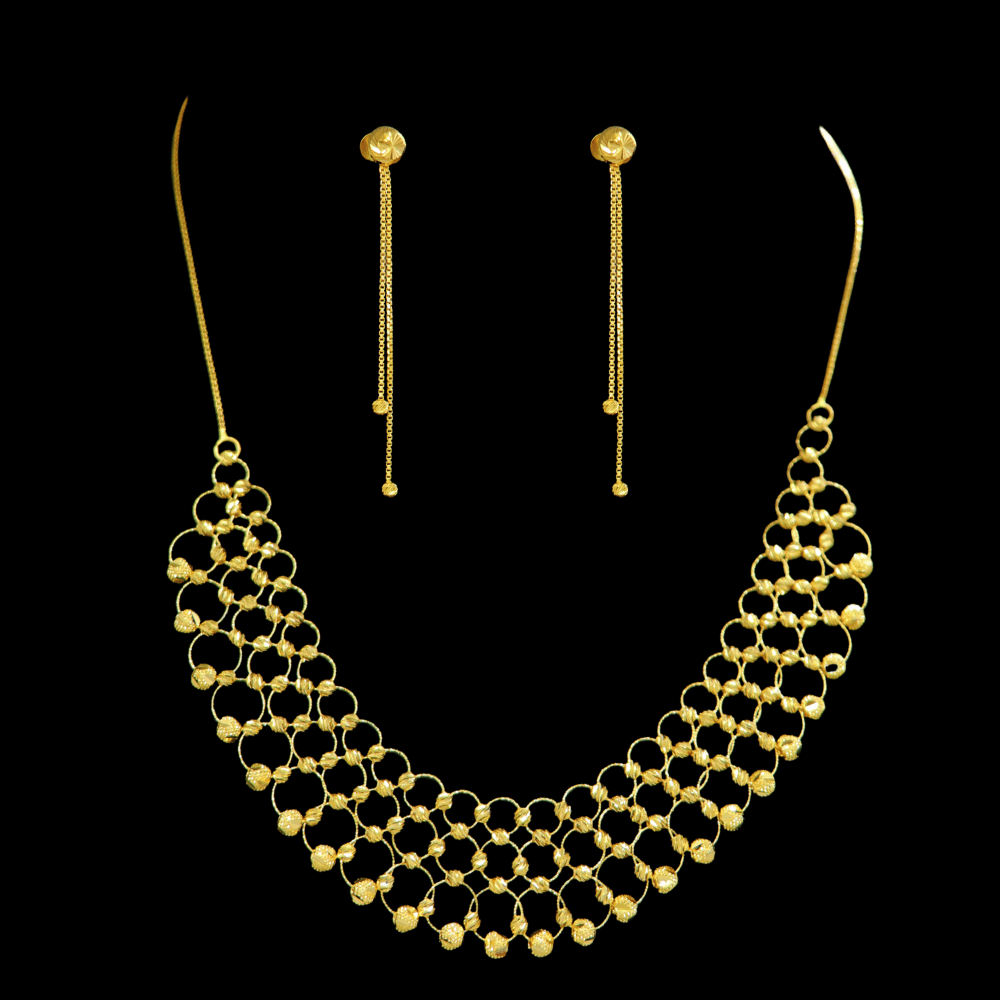 22K Gold Necklace Set