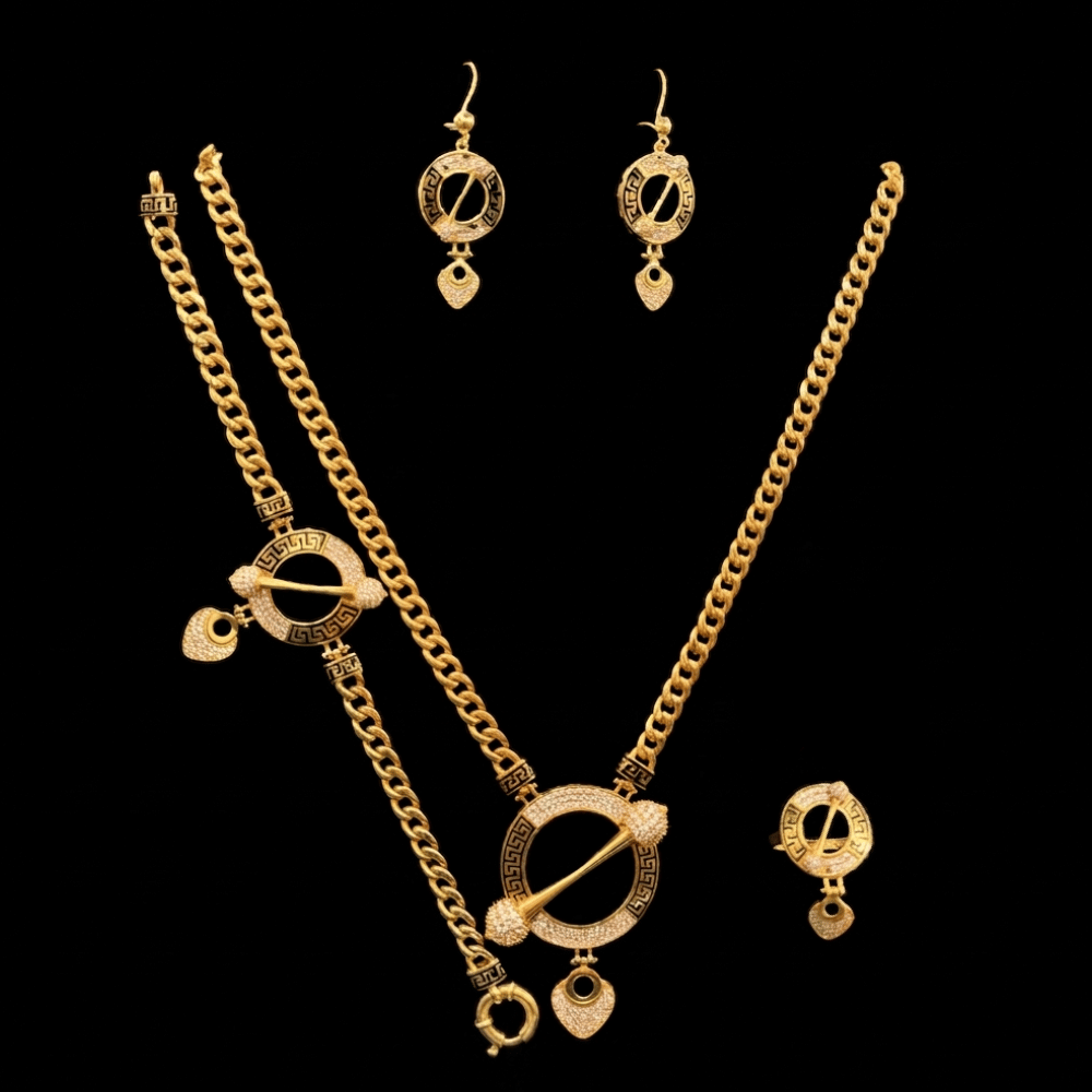 21K Gold Necklace Set