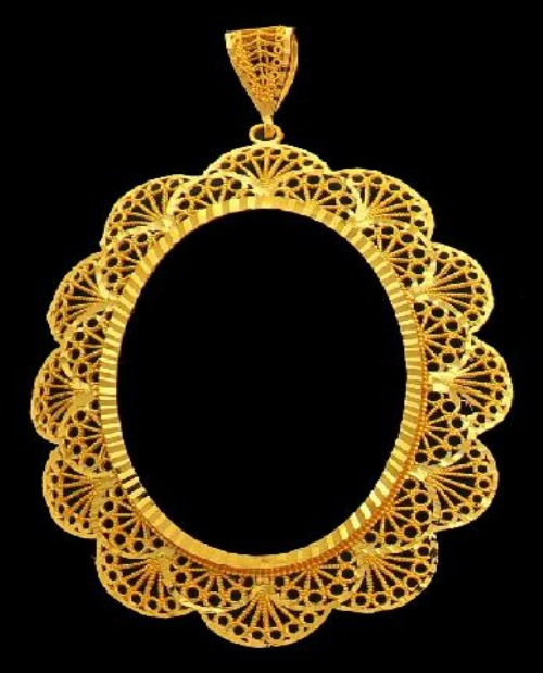 21K Gold Ounce Frame
