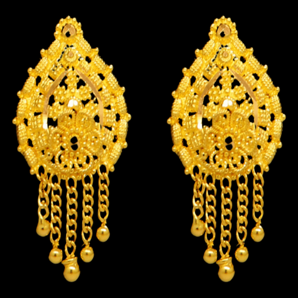 22K Gold Earrings - SW32481
