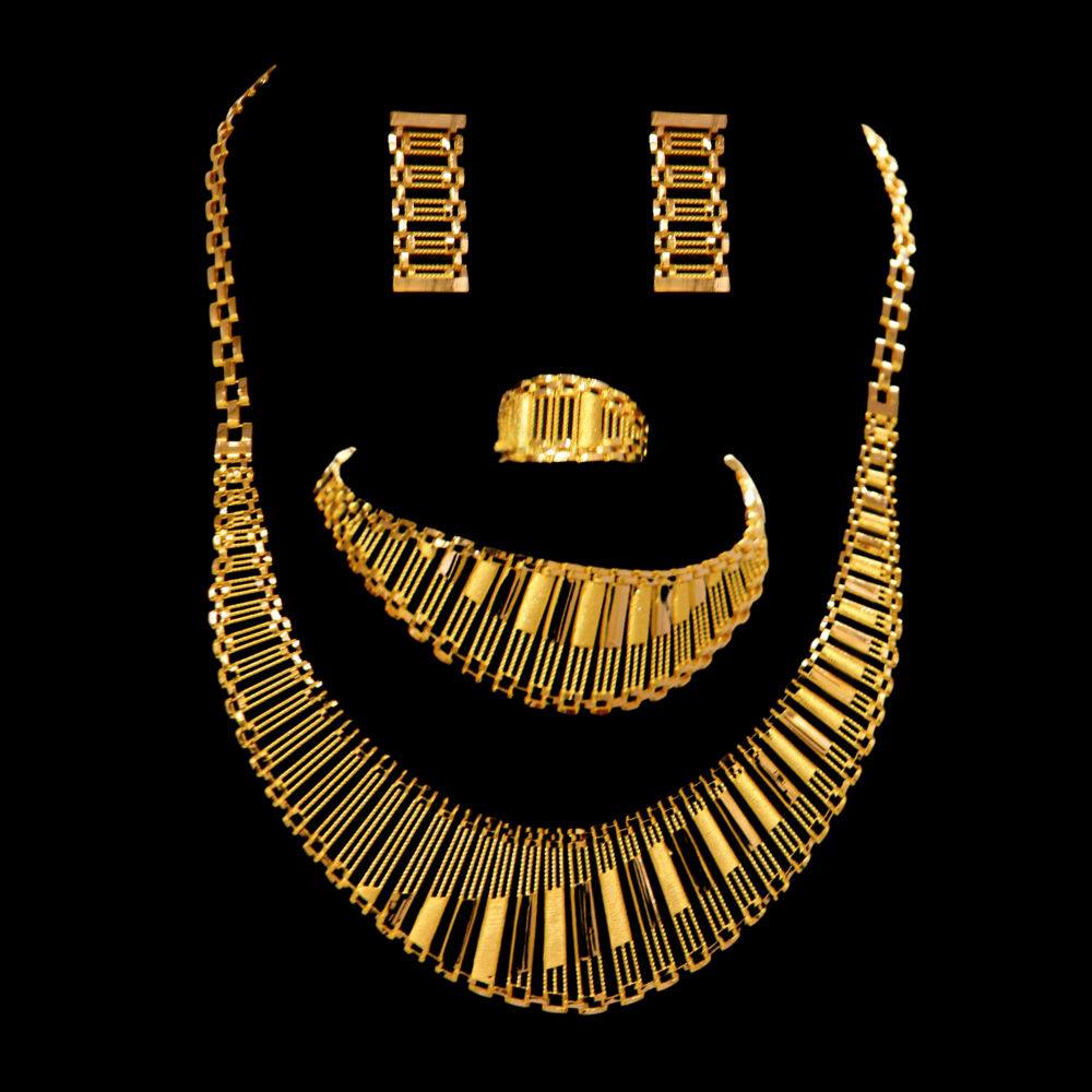 21K Gold Necklace Set