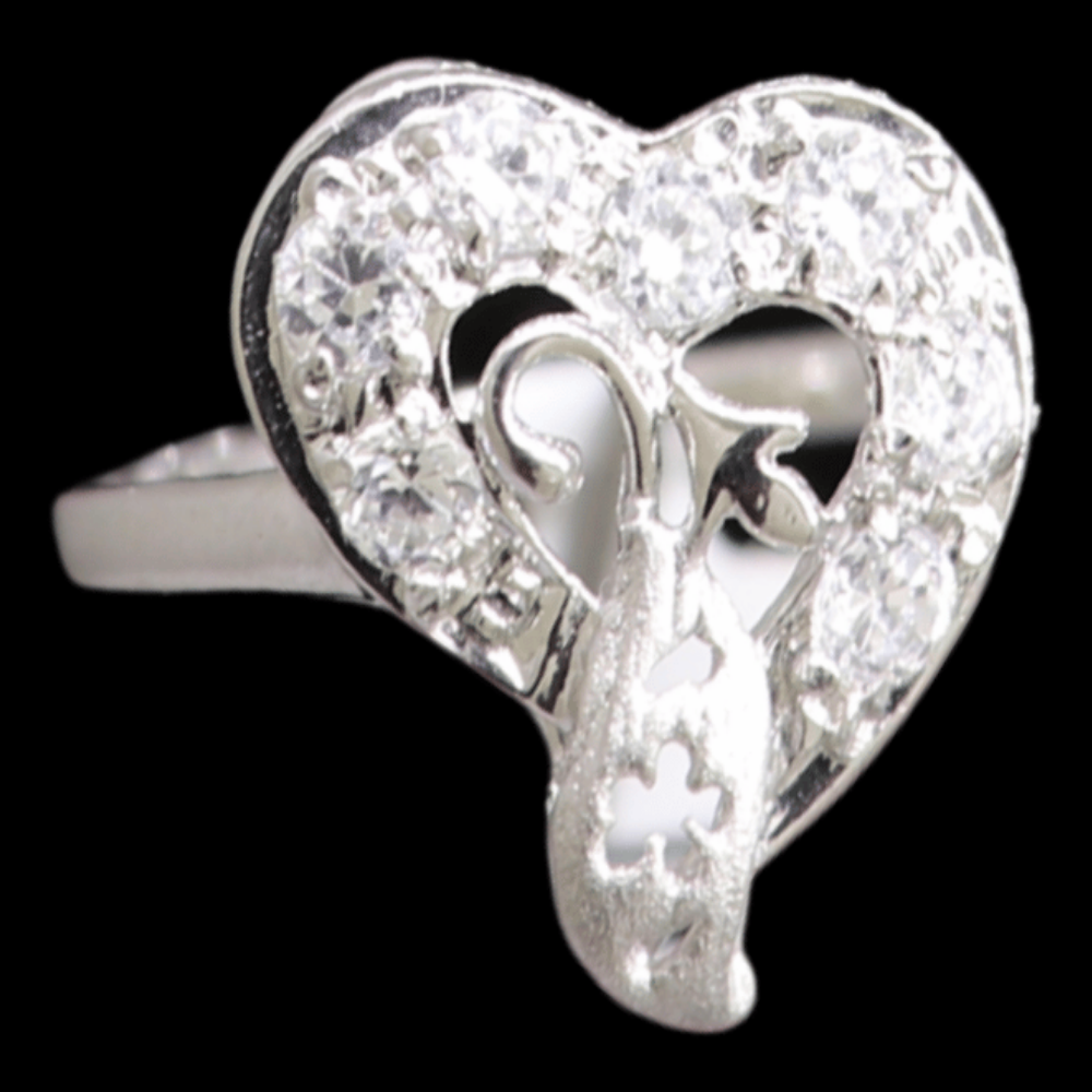 18K White Gold Ring