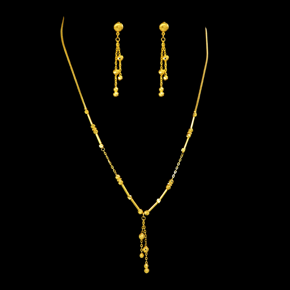 22K Gold Necklace Set
