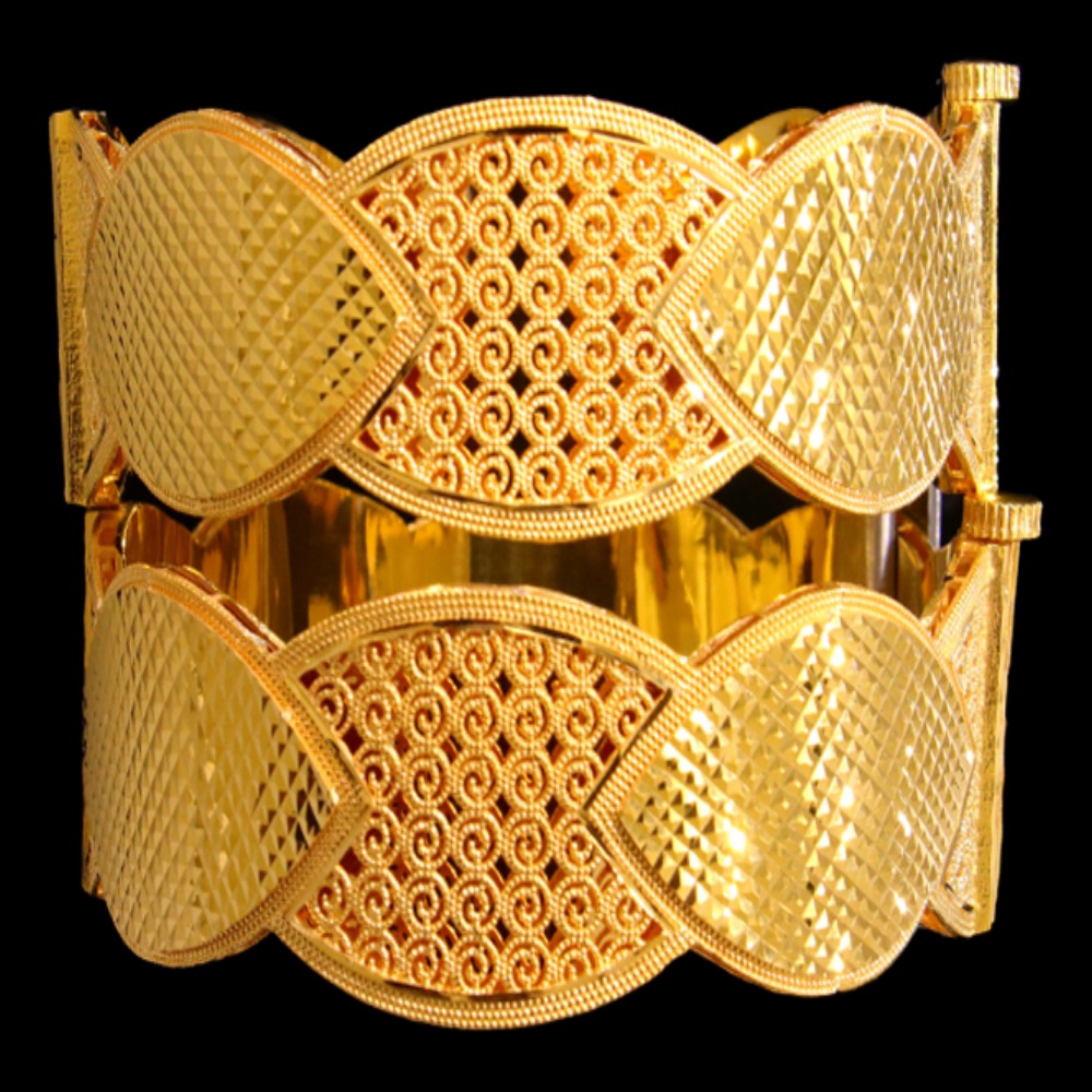21K Gold Bangle Bracelets