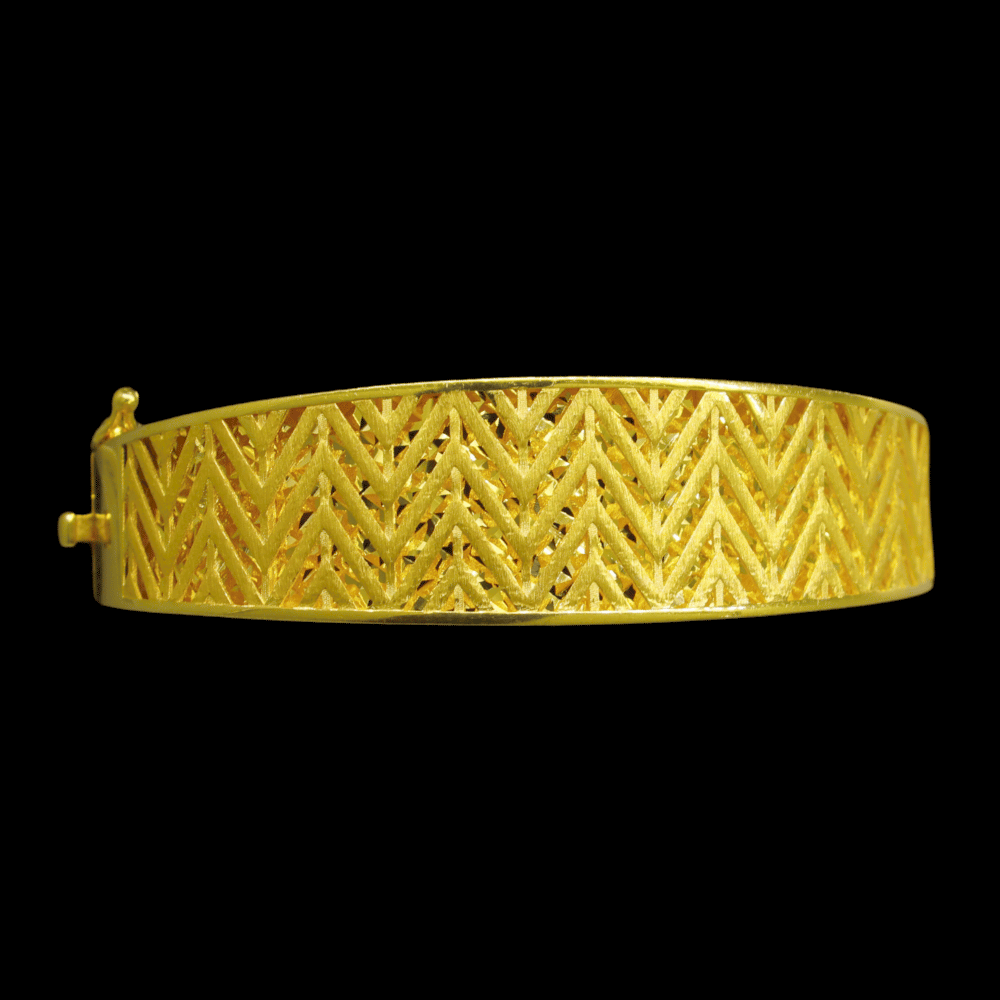 21k Gold Bangle Bracelet