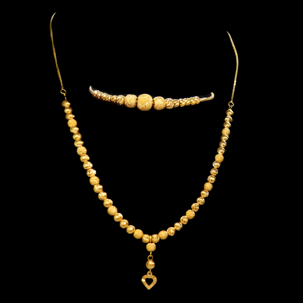 21K Gold Necklace Set