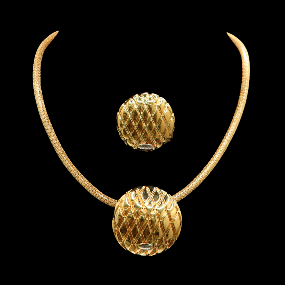 18K Gold Necklace Set