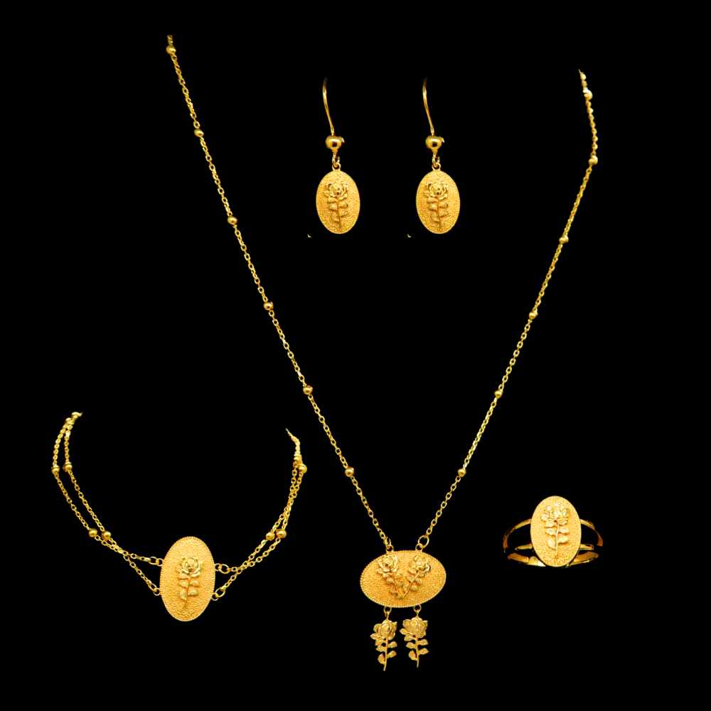 21K Gold Necklace Set