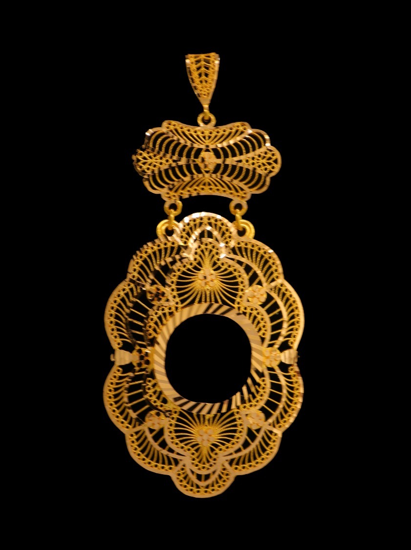 21K Gold Coin Frame
