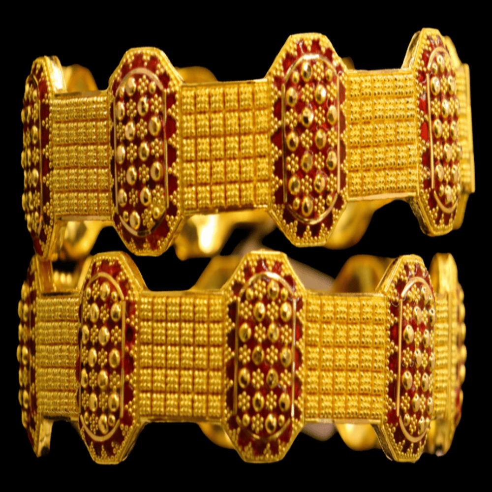 22K Gold Bangle Bracelet