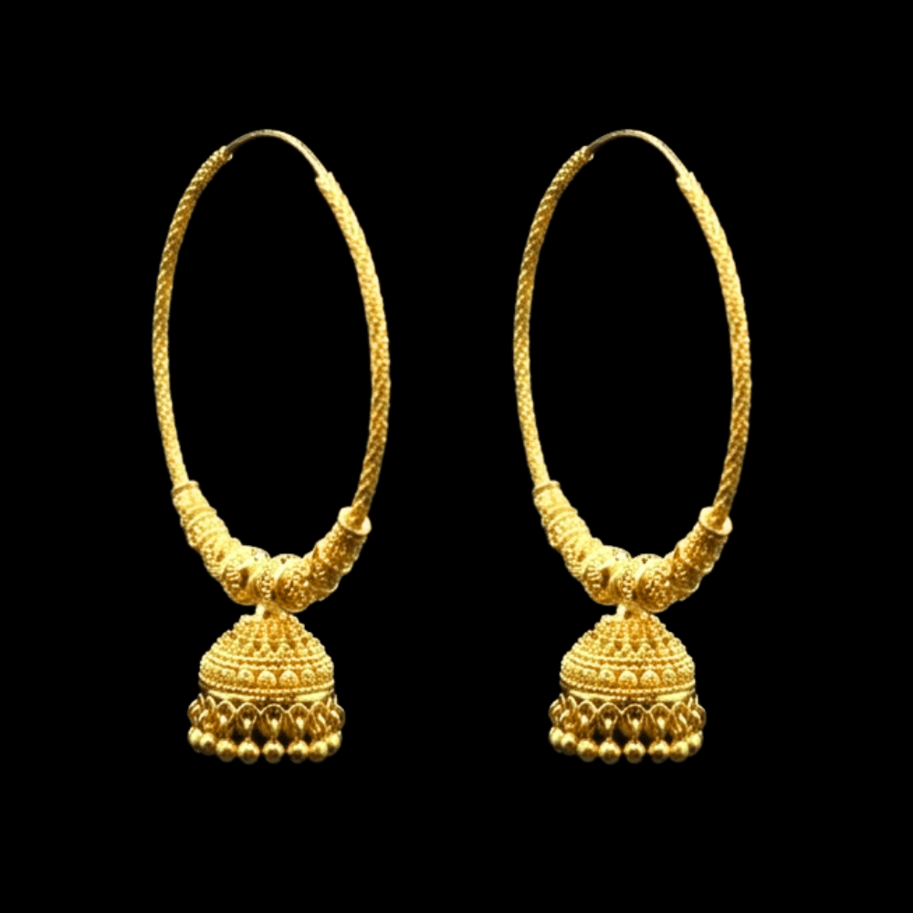 22K Gold Earrings - SD32236