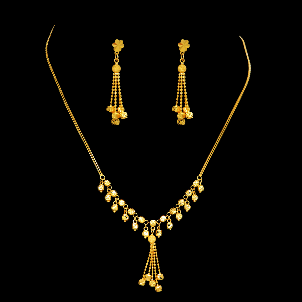 22K Gold Necklace Set