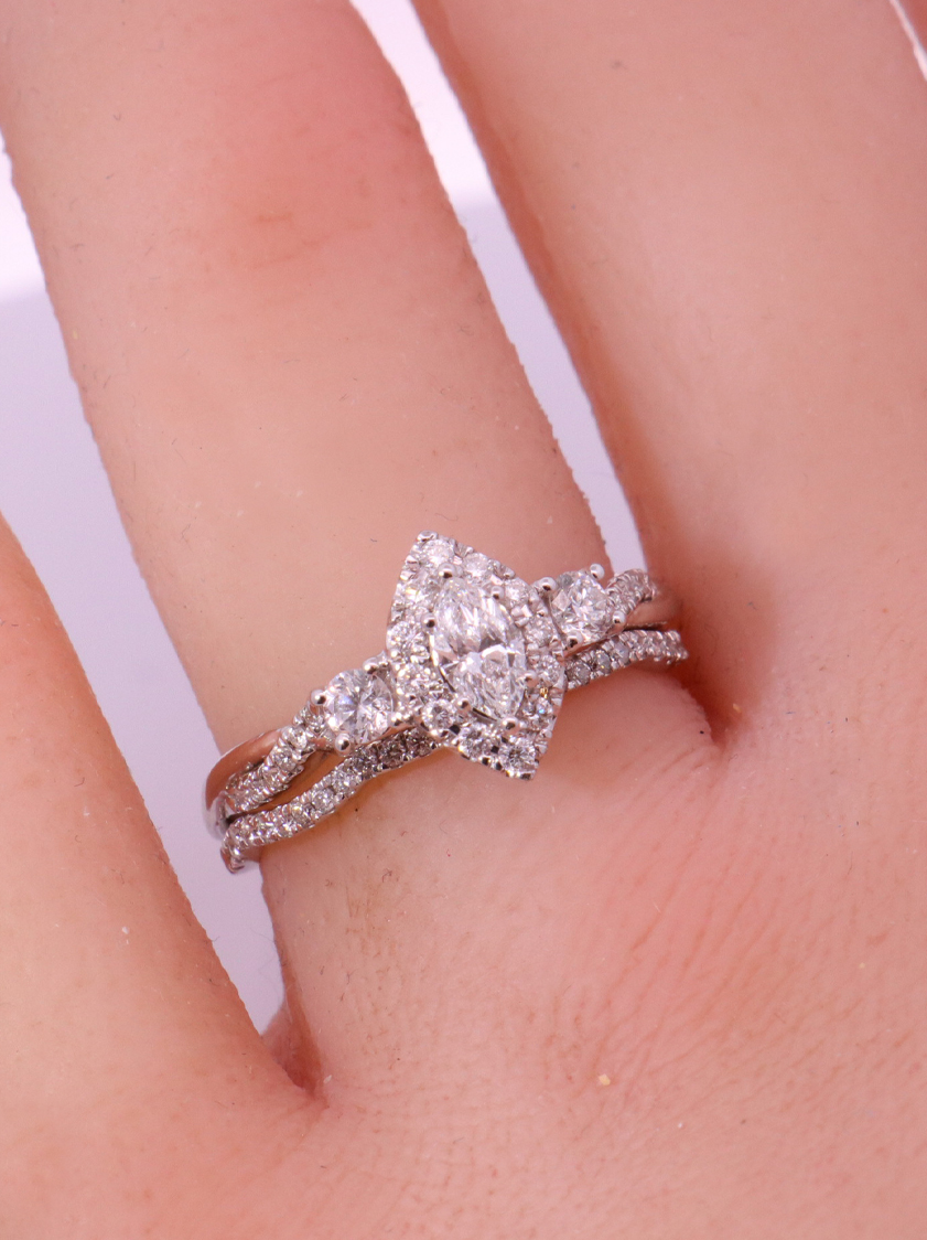 14K White Gold Diamond Bridal – SW13632 image 2 of 2