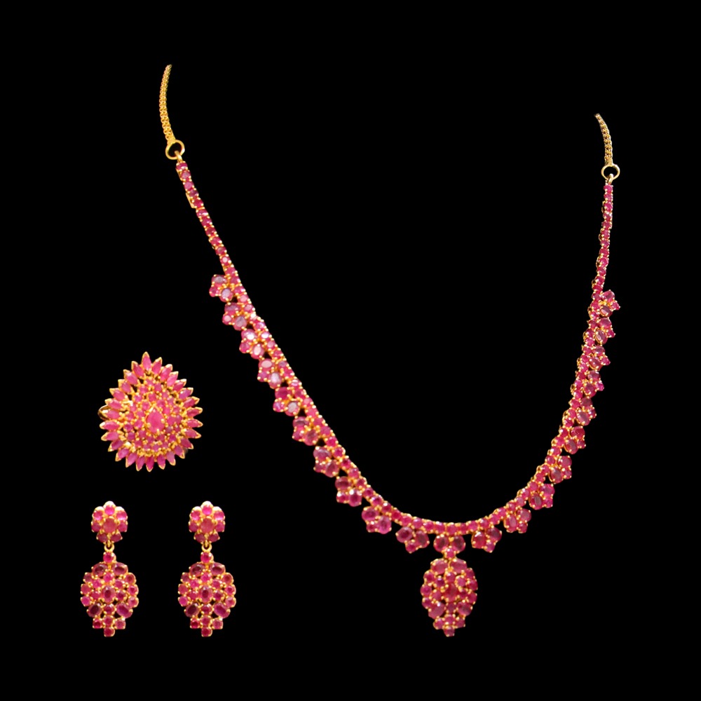 22K Gold Necklace Set