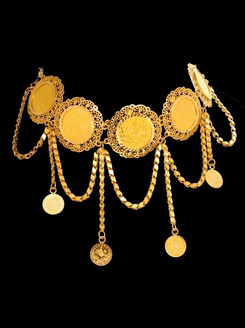21K Gold Choker Necklace