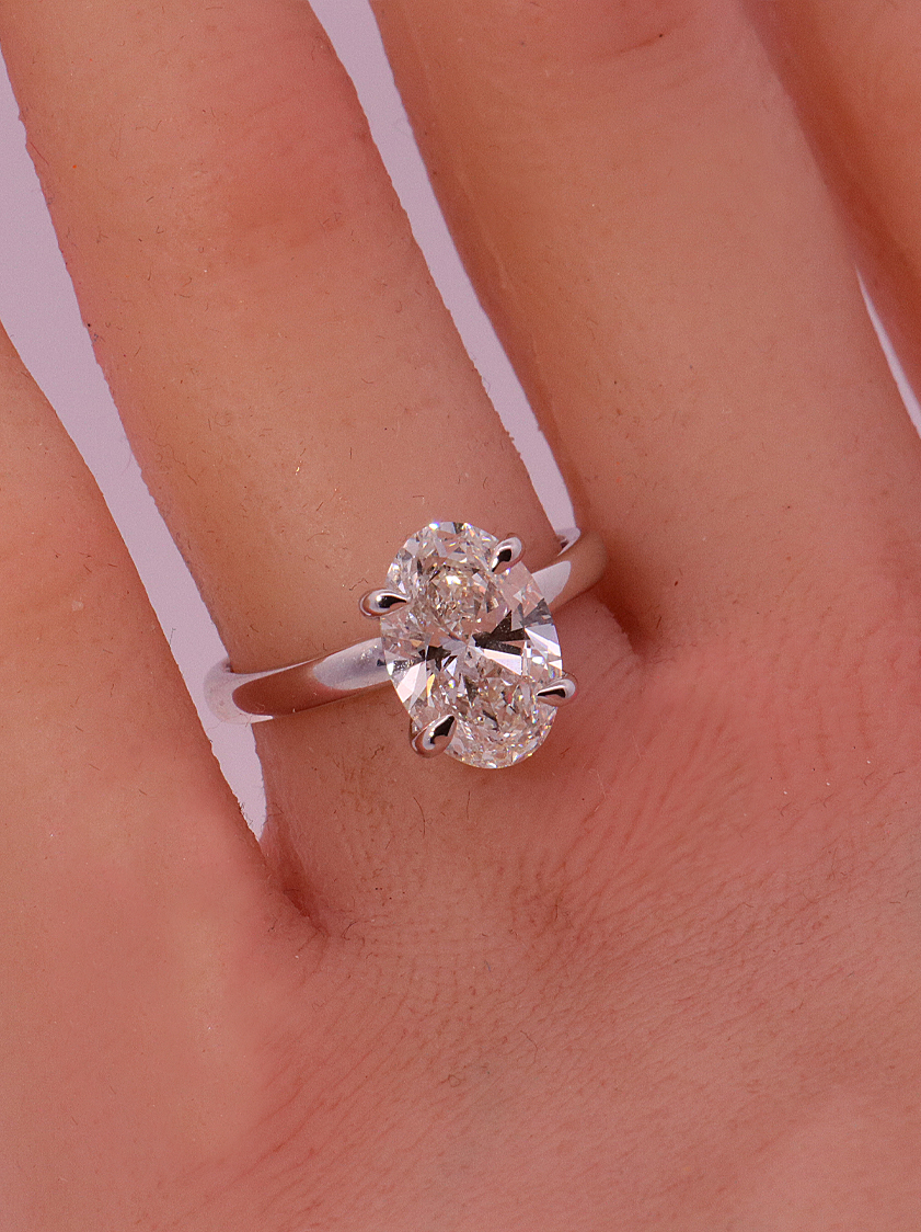 Lab-Diamond Bridal Ring
