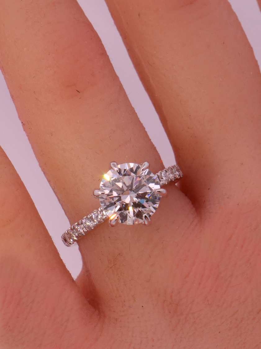 Lab-Diamond Bridal Ring