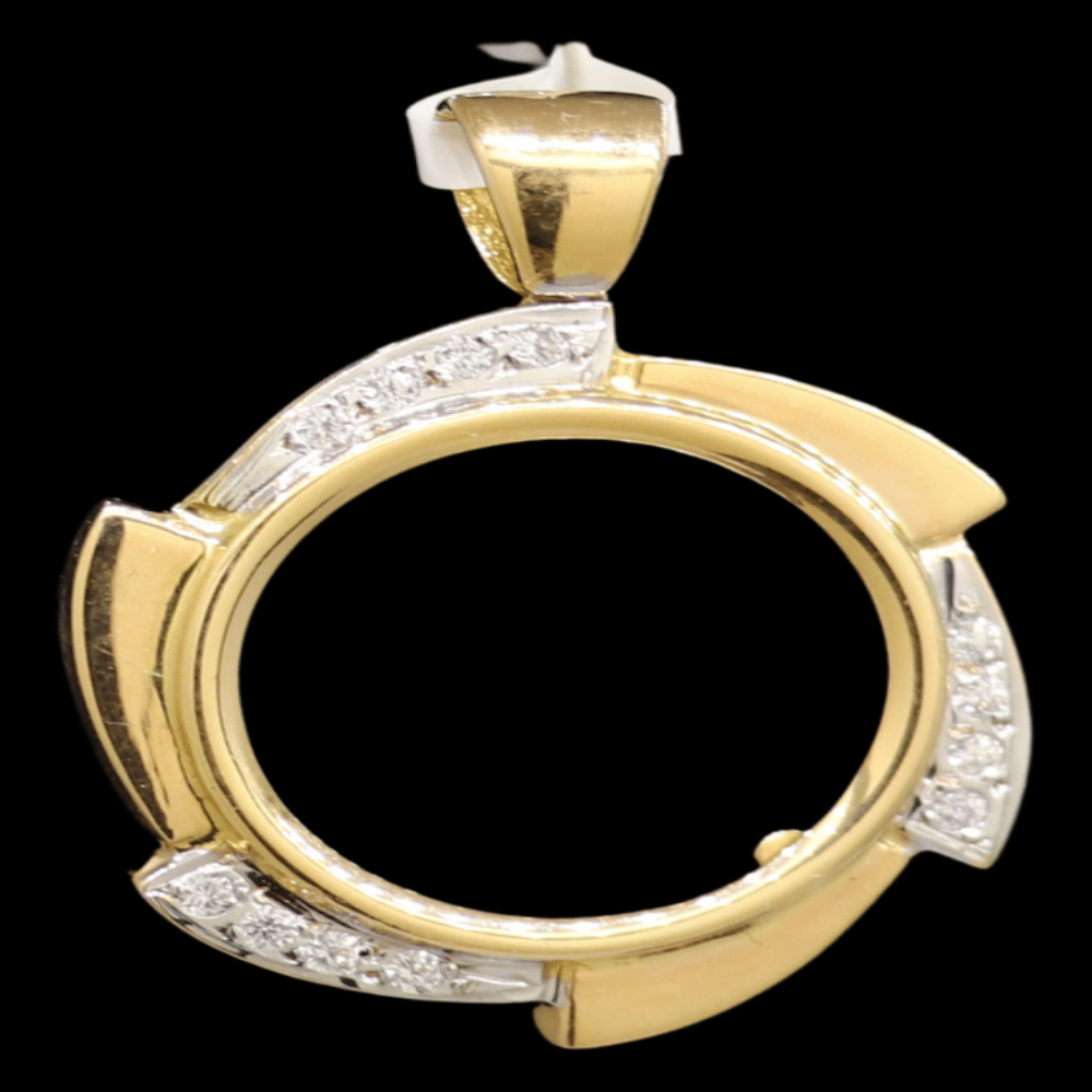 21K Gold Coin Frame