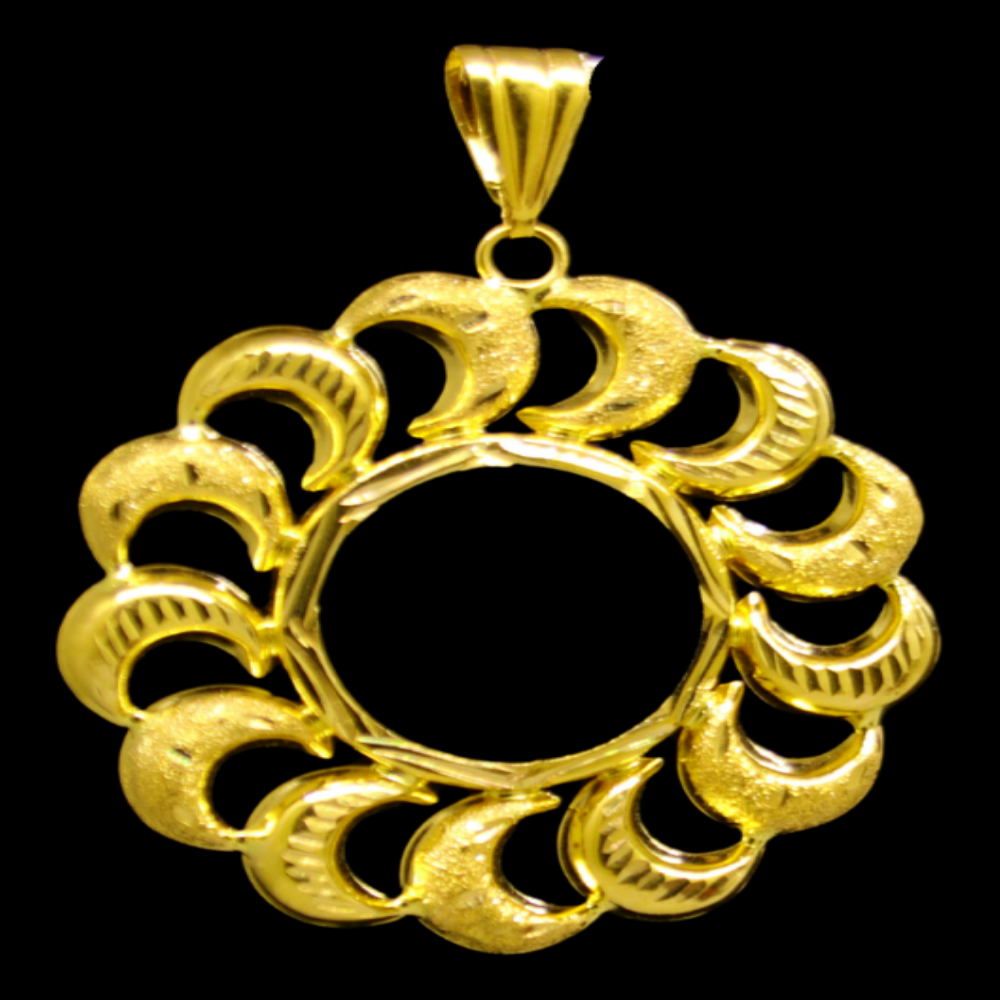 21K Gold Coin Frame