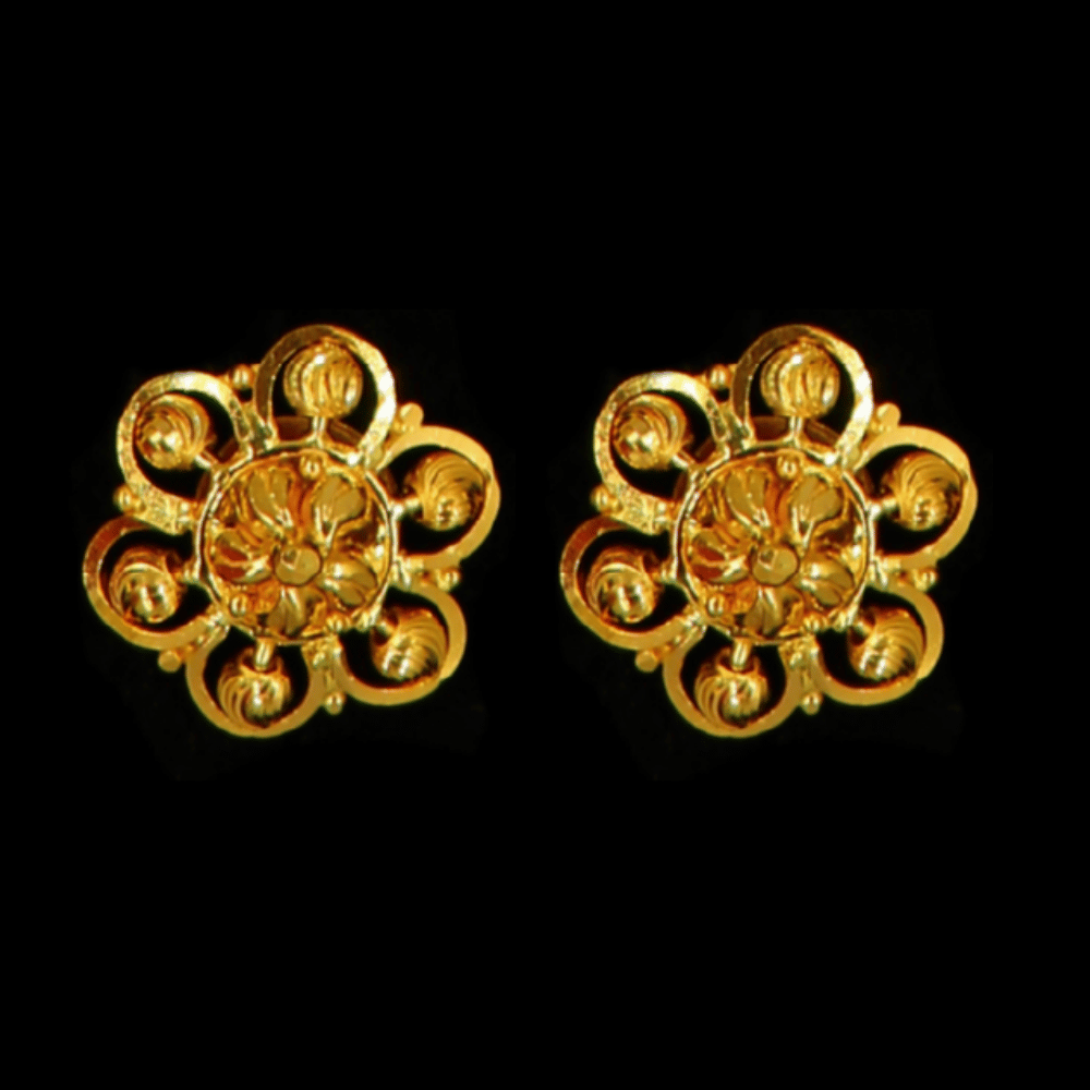 22K Gold Earrings - SW33519