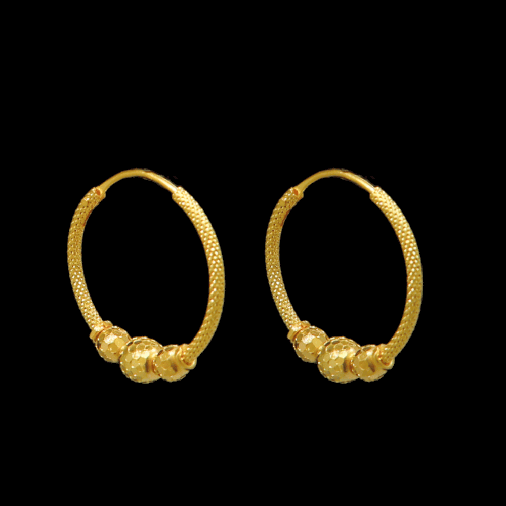 22K Gold Earrings - SW32189