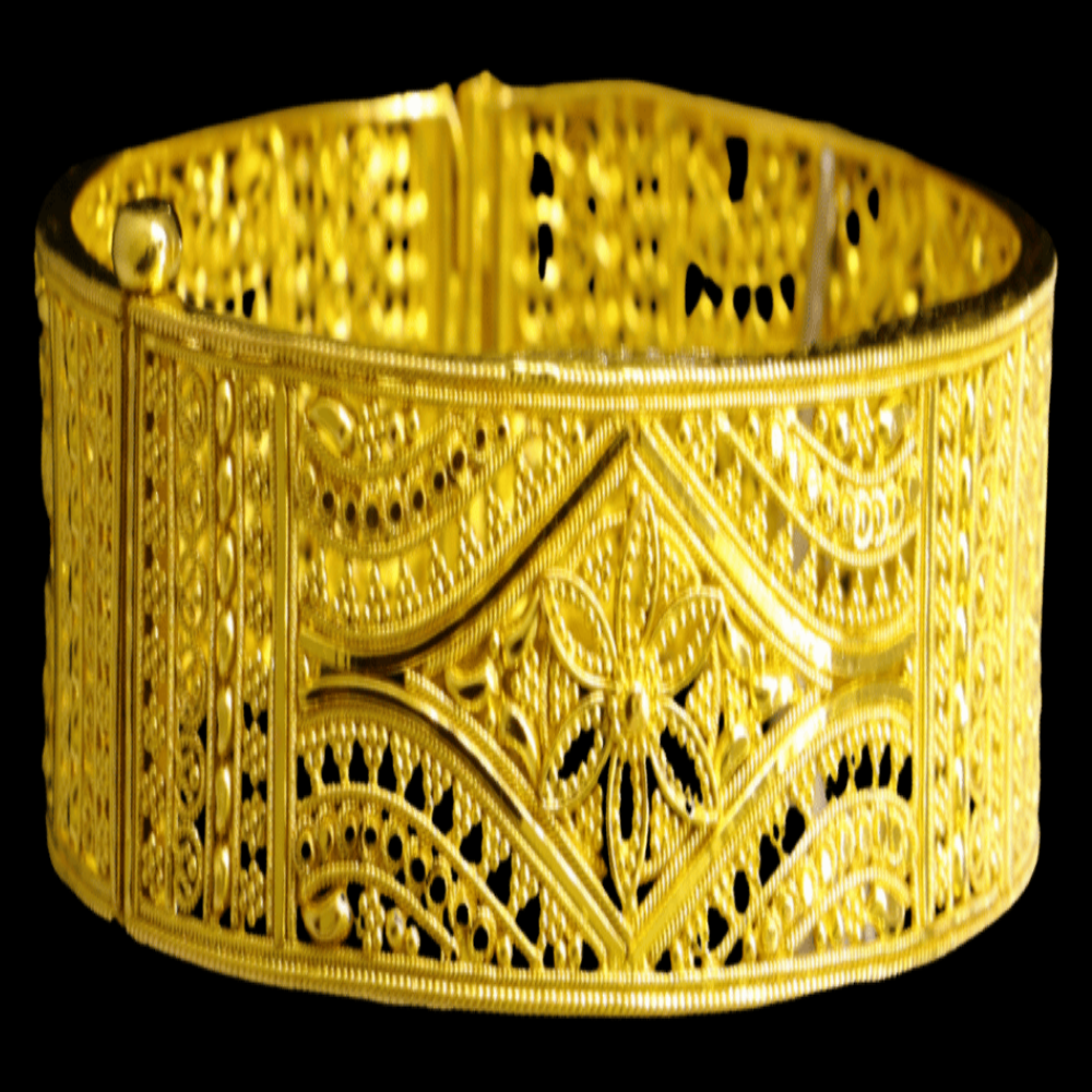 21k Gold Bangle Bracelet