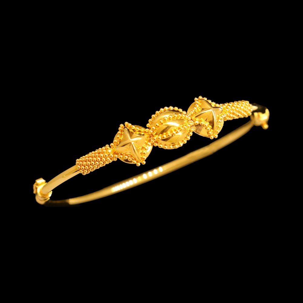 21k Gold Bangle Bracelet