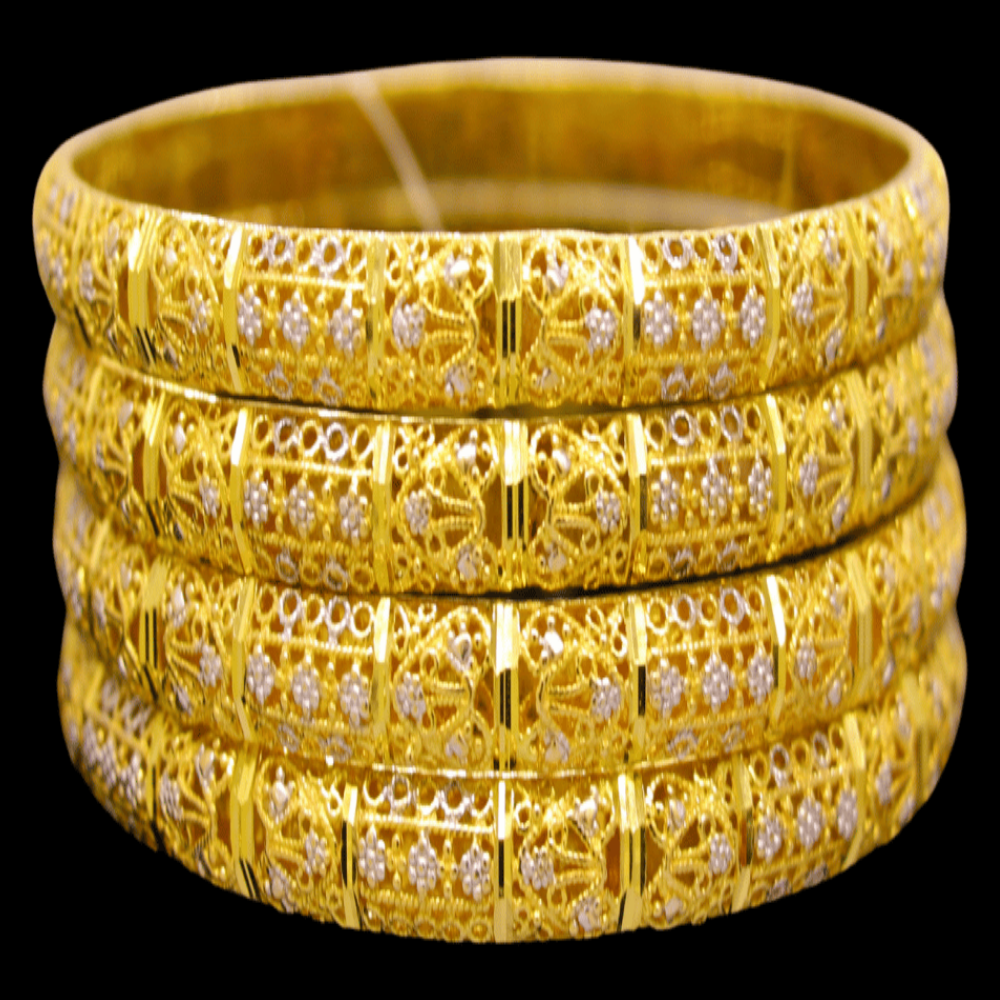 21K Gold Bangle Set (M)