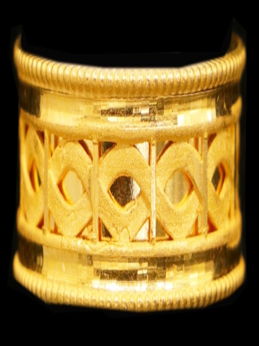 21K Gold Engagement Band Size 6.5 - SW19860